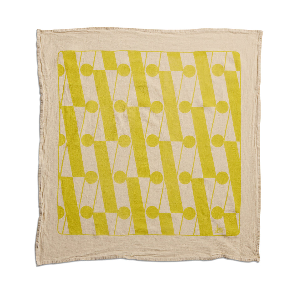 Tea Towels in Pesto and Lemongrass (Set of 2) Image 2