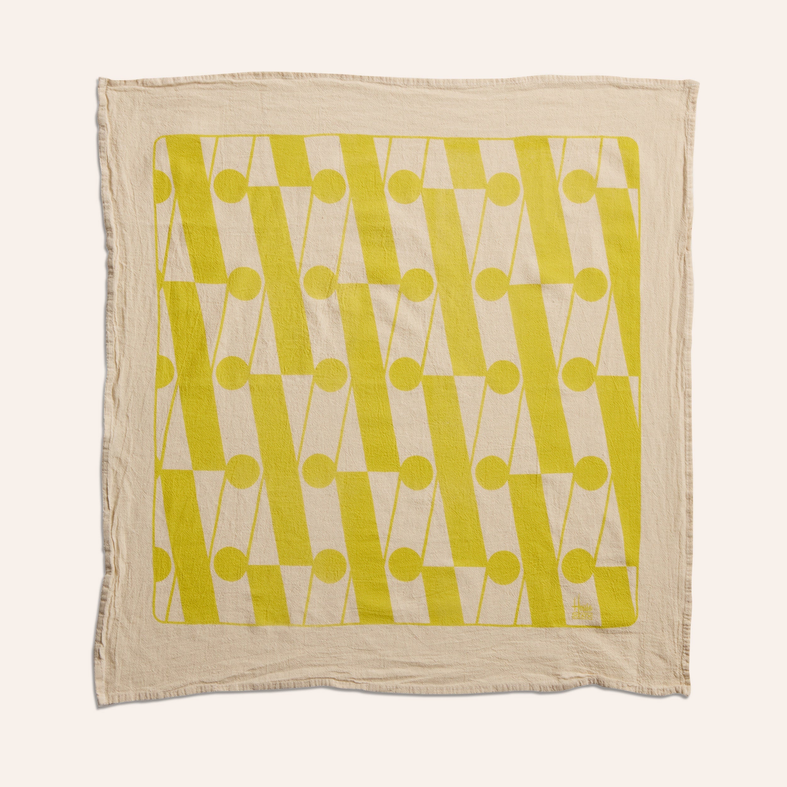 Tea Towels in Pesto and Lemongrass (Set of 2)