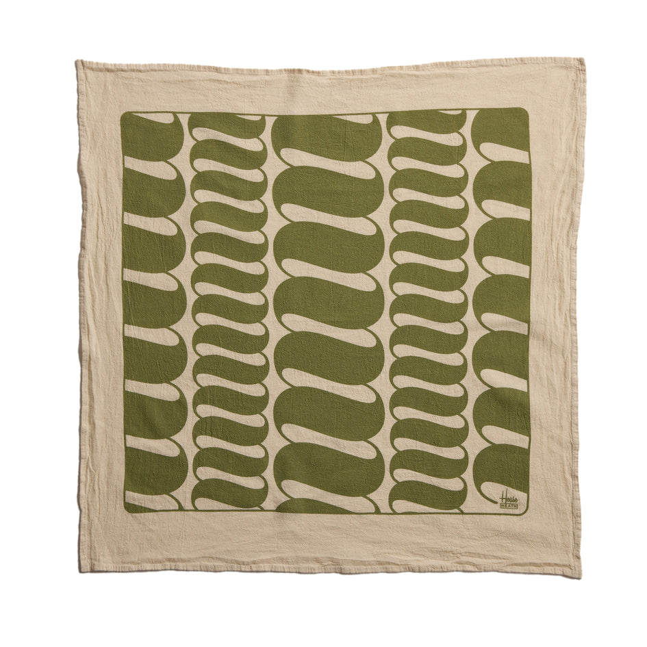 Tea Towels in Pesto and Lemongrass (Set of 2) Image 3