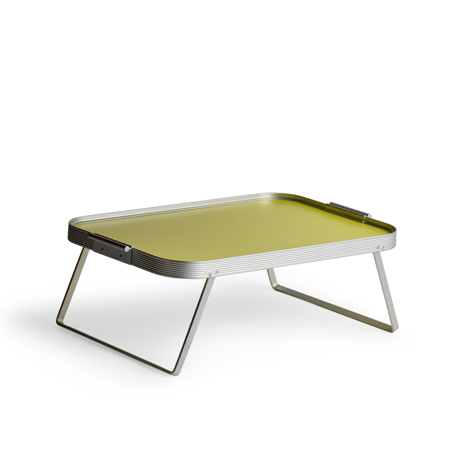 Lap Tray in Sulfur Yellow with Silver Surrounds Image 1