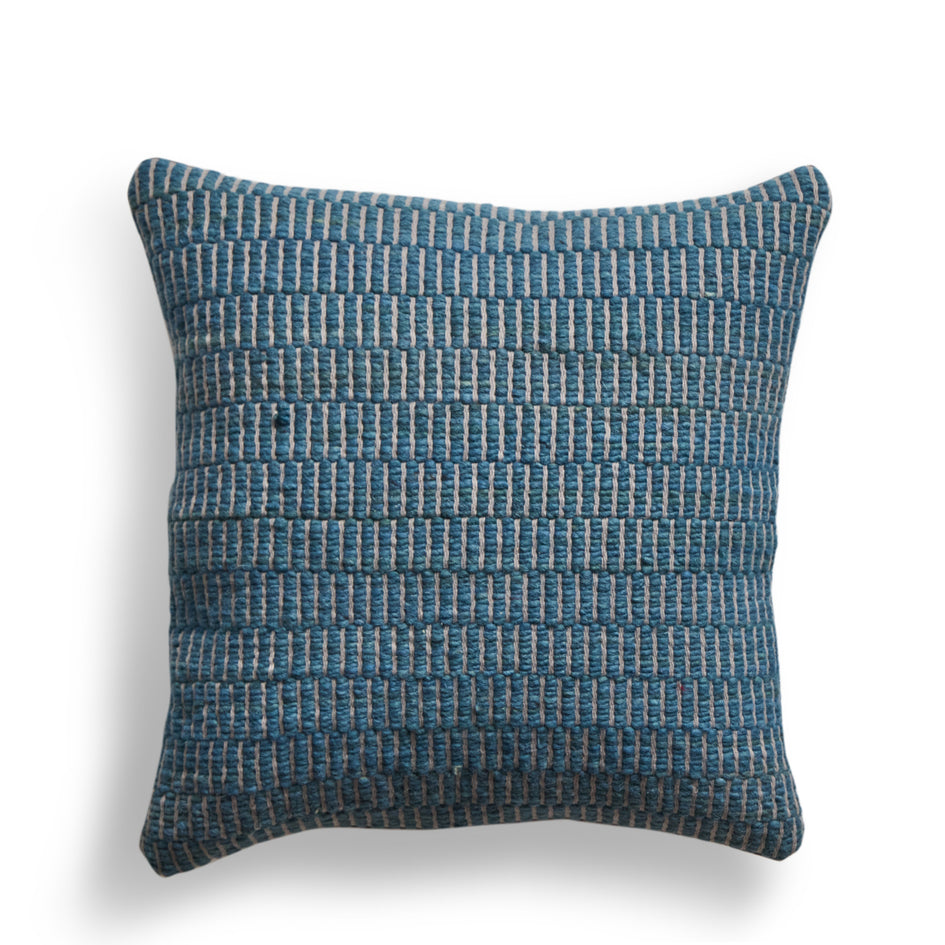 Natural Dye Pillow in Oceano Image 1