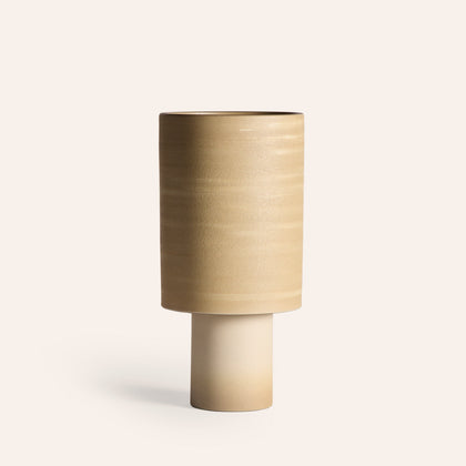 Stack Tall Table Lamp in Hickory and Barley