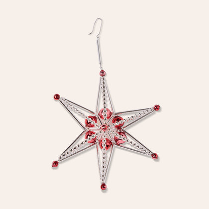 Star Ornament in Red