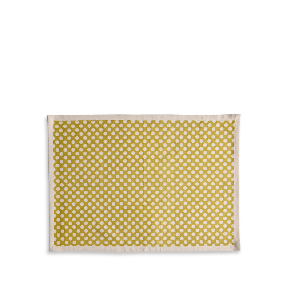 Syra Placemat in Warm Olive Image 1