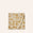 Casa Pattern Square Table Topper in Leather & Celery