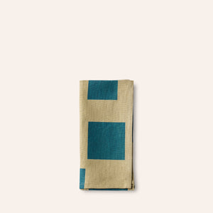 Casa Pattern Napkin in Peacock & Seaweed