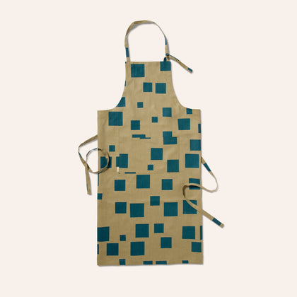 Casa Pattern Jennifer Apron in Peacock & Seaweed