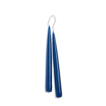 9" Taper Candle Set in Copenhagen Blue