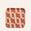 X Pattern Square Tray in Desert