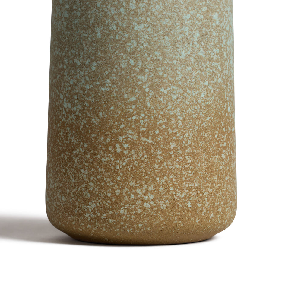 Tall Vase in White Pumice / Turmeric / Soapstone Image 4