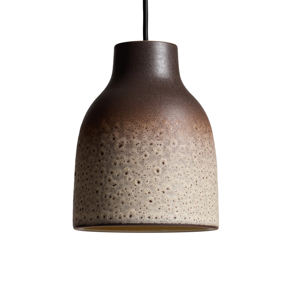 Bloom Pendant in Vanilla Bean and Matte Brown Image 4