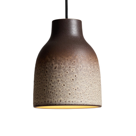 Bloom Pendant in Vanilla Bean and Matte Brown