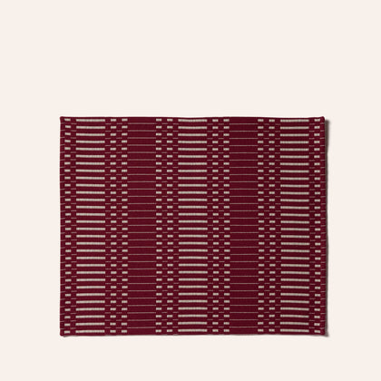 Helios Placemat in Bordeaux
