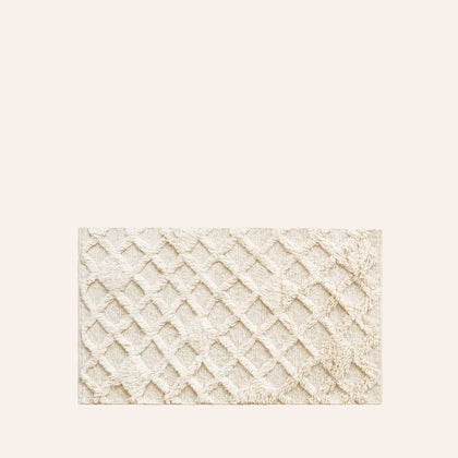 Ghan Rug in Milk 28" W x 48" L