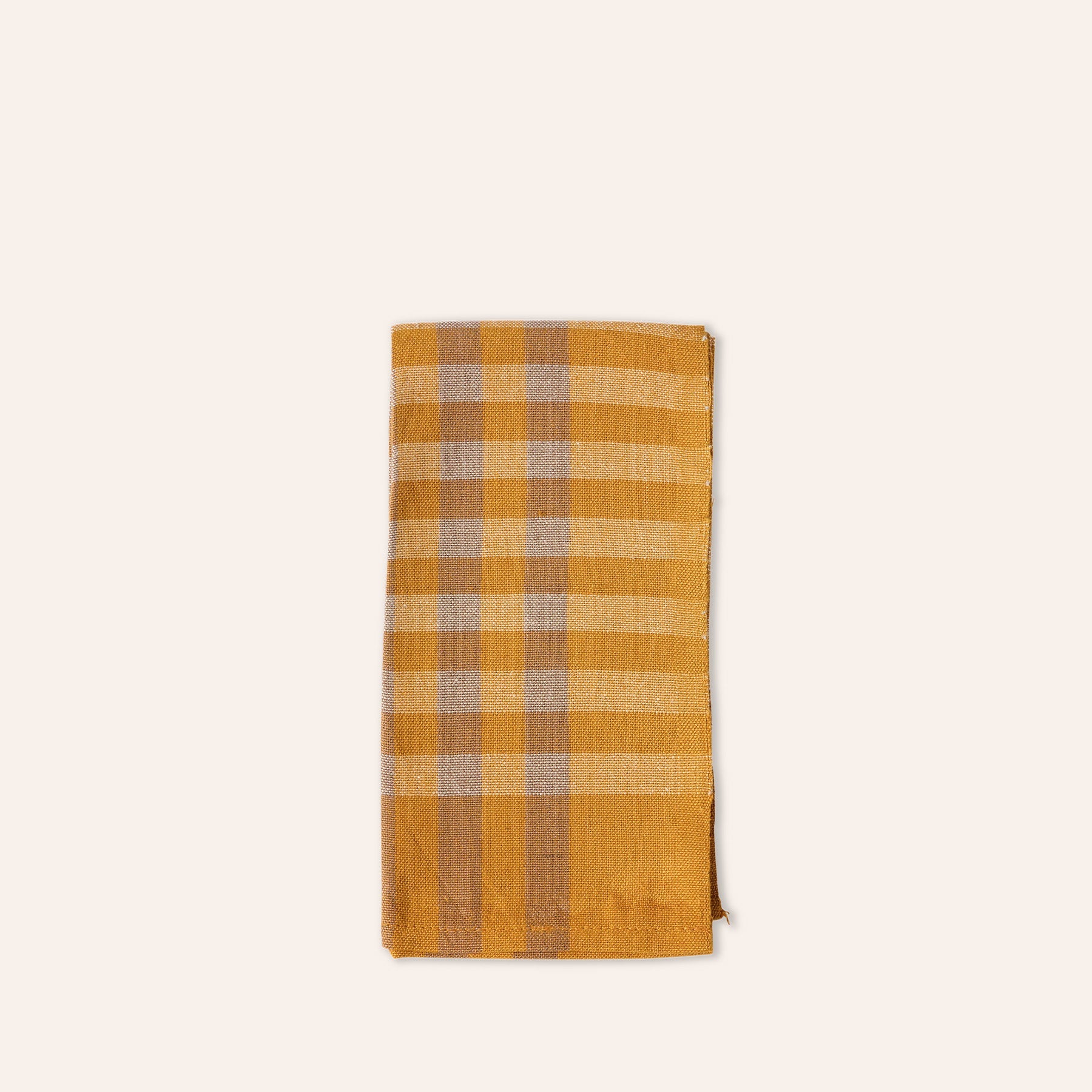 Grid Napkin in Ochre (Set of 2)