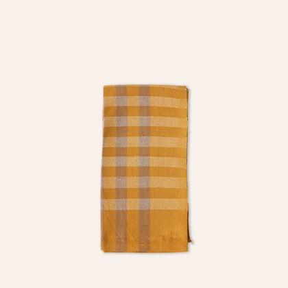 Grid Napkin in Ochre (Set of 2)