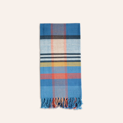 Towel/Runner in Country Blue Plaid