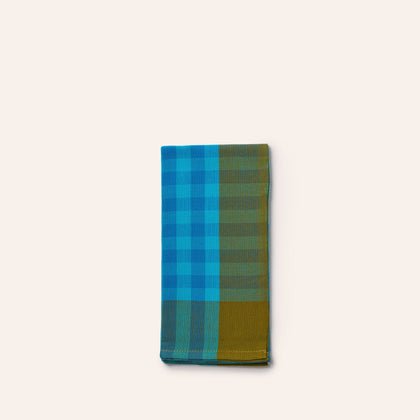 Grid 1 Napkin Blue (Set of 2)