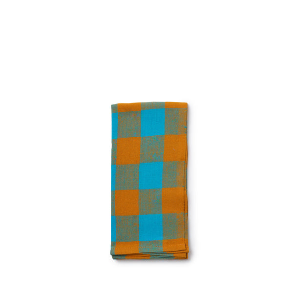 Big Gingham Napkin 1 in Blue (Set of 2)