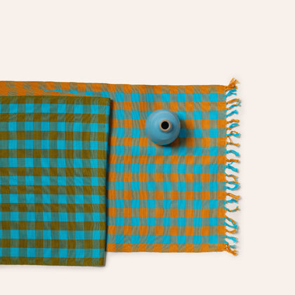 Table Runner in Blue