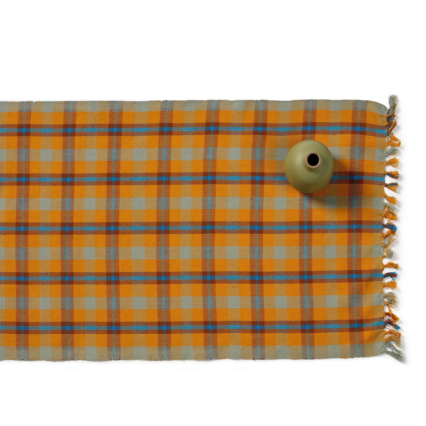 Charleston Plaid Runner in Fawn Zoom Image 1
