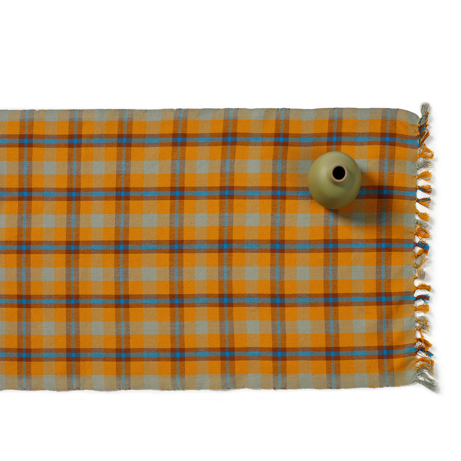Charleston Plaid Runner in Fawn Image 1