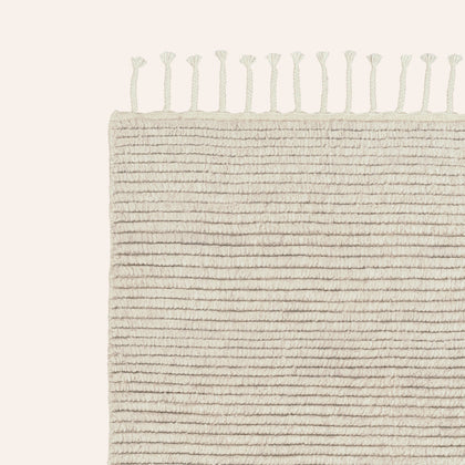 Malawi Rug in Oatmeal 24" W x 48" L