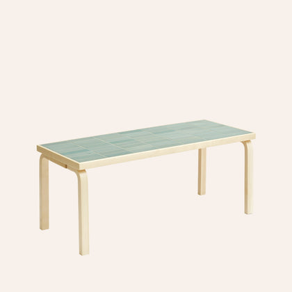 Tile Table Rectangular in Green+