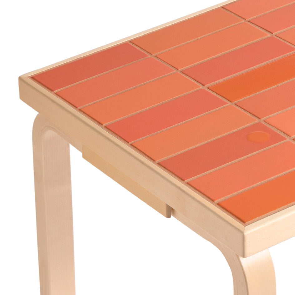 Tile Table Rectangular in Red+ Image 3