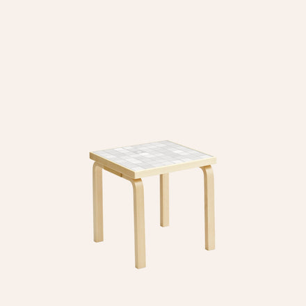 Tile Table Square in White+