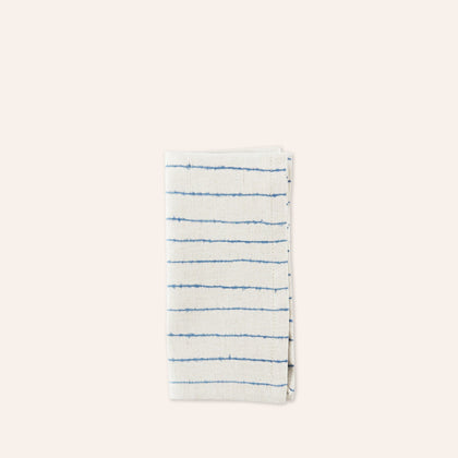 Linen Lines Napkin in Deep Blue