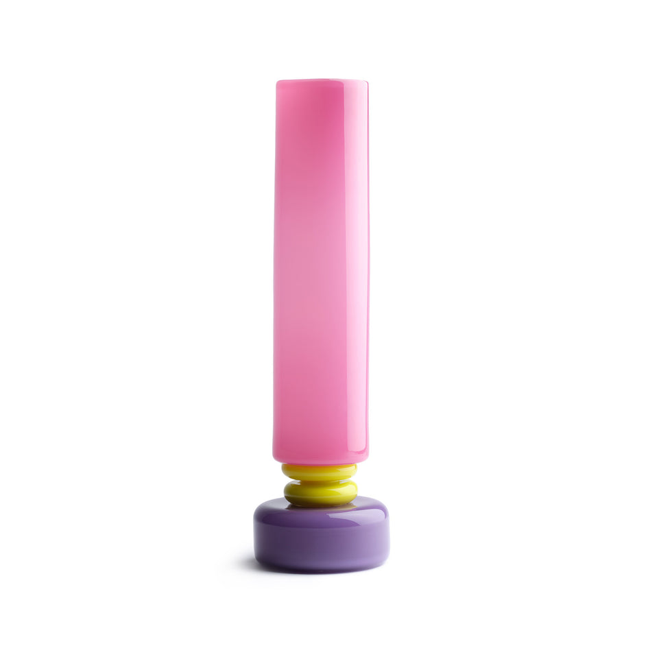 #20 Spring Rider Vase in Pink, Neon, & Purple Image 1