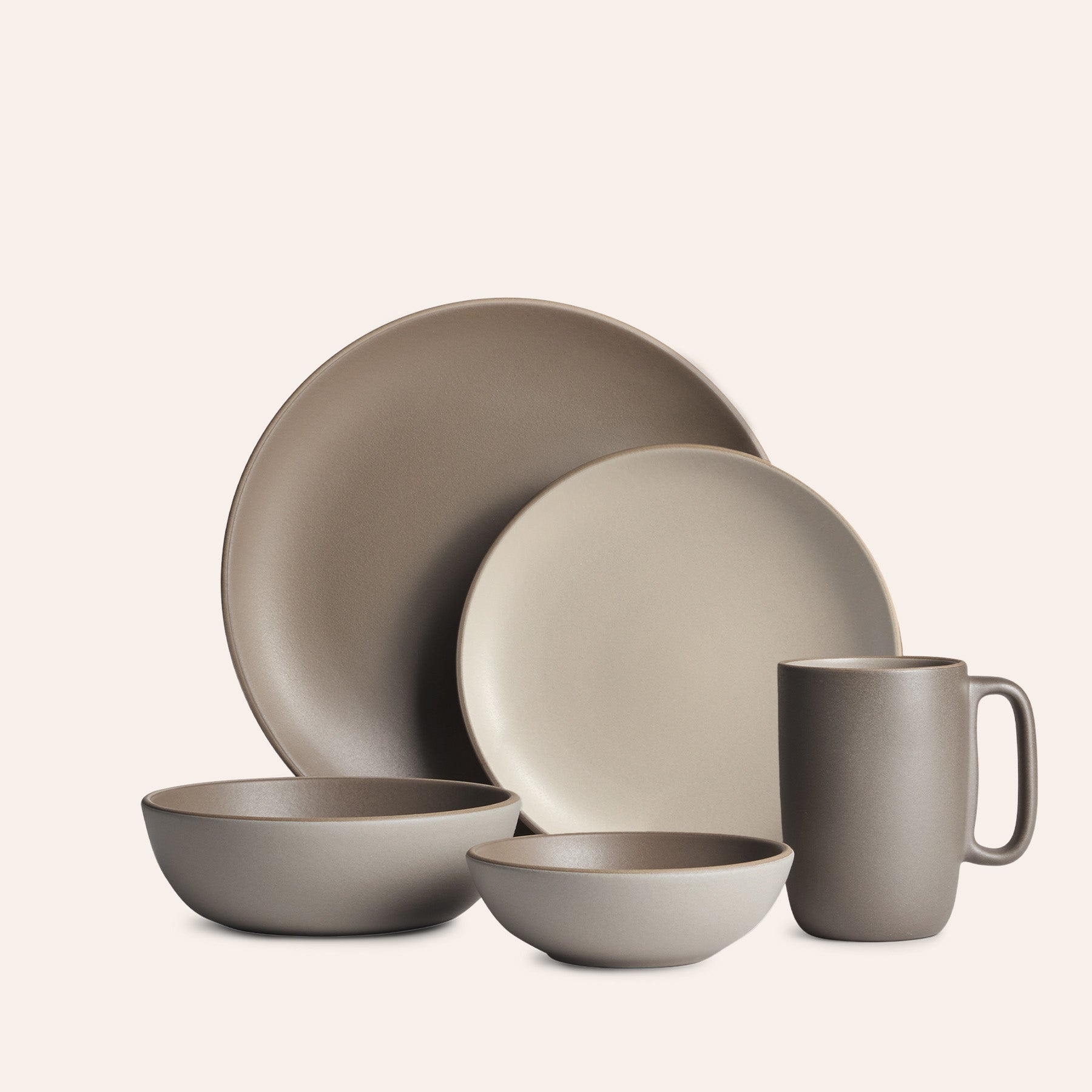 Cocoa Fawn Dinnerware Set