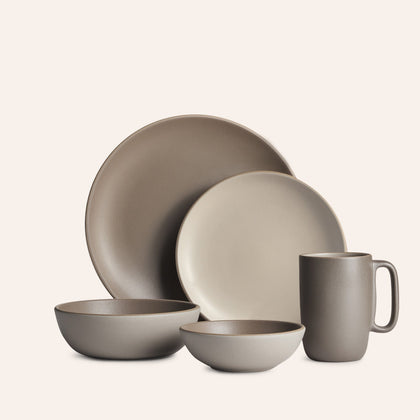 Cocoa Fawn Dinnerware Set