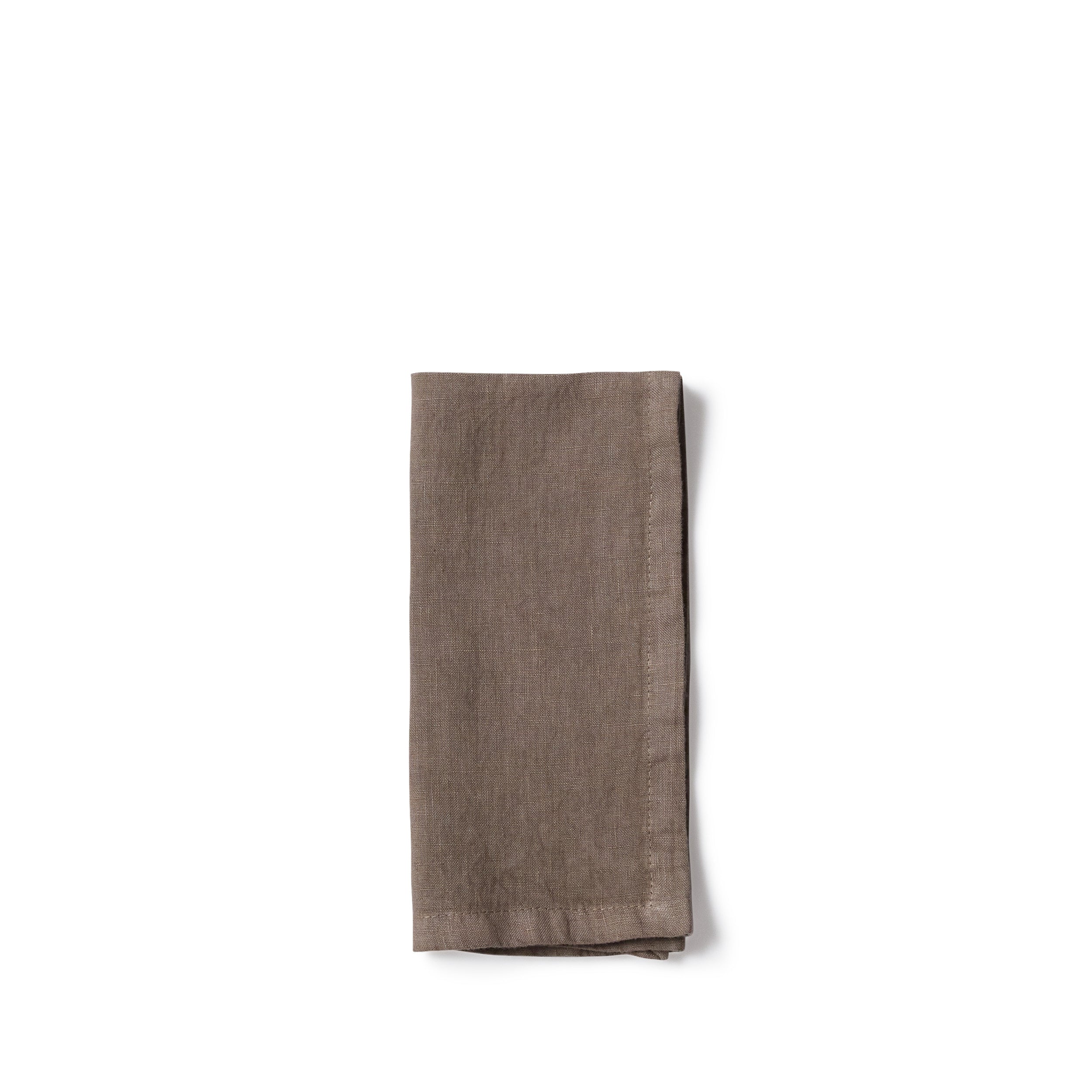 Tela Napkin in Fango Brown (Set of 4) Zoom Image 1