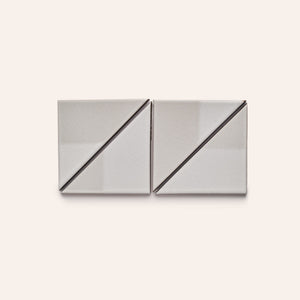 DG17 Sample in Mid-Century White Blend Triangles