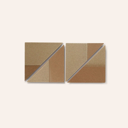 DG11 Sample in Natural Manganese Blend Triangles