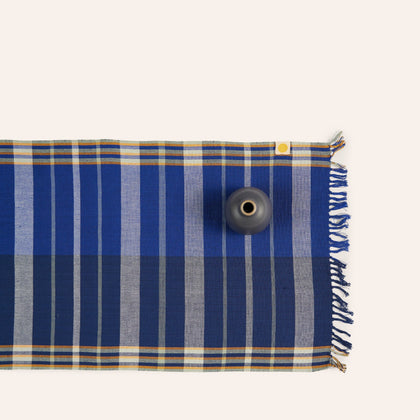 Flip Table Runner in Indigo