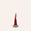 Gnome Ornament in Red with Grey Beard