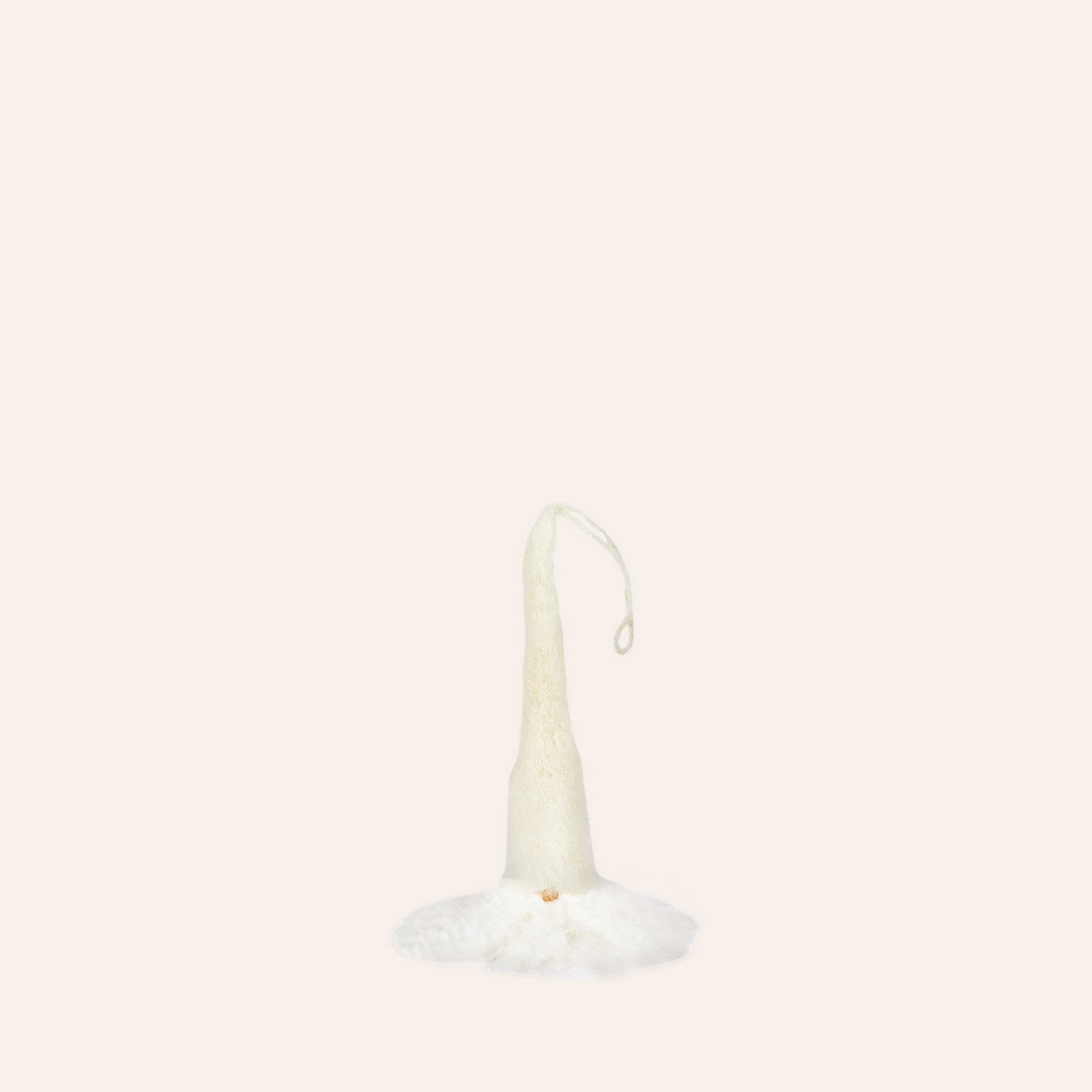 Gnome Ornament in White