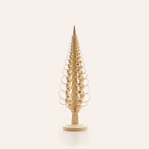 15.75" Hand Carved Wooden Tree