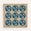 Linen Screen Print in Blue