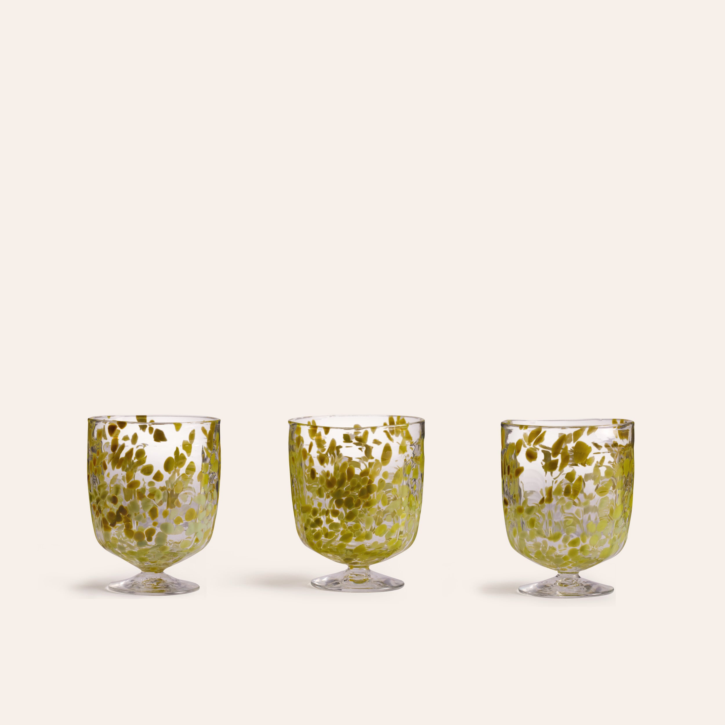 Foot Glass in Cypress Tortoise Shell