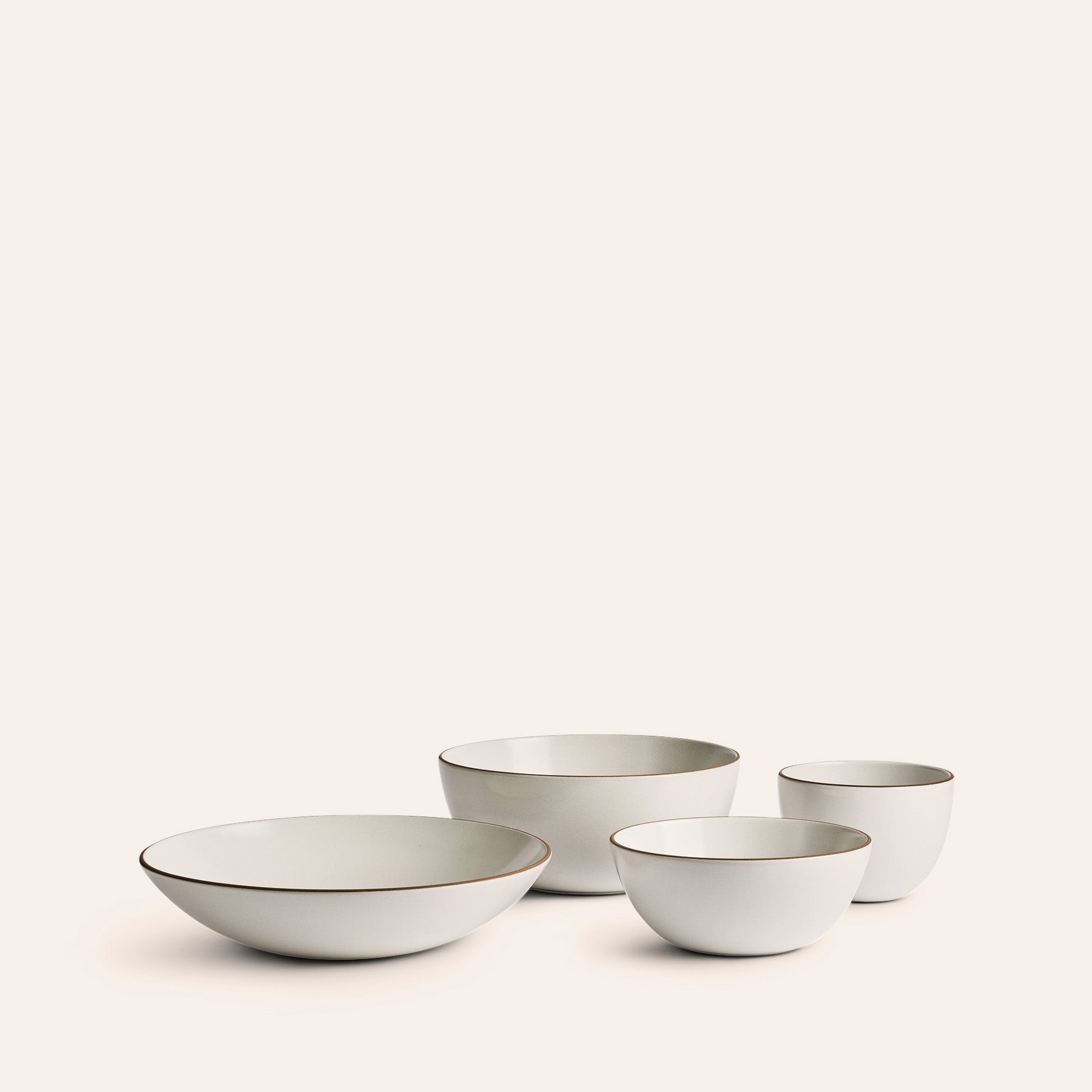 Vegetable Bowl in Opaque White