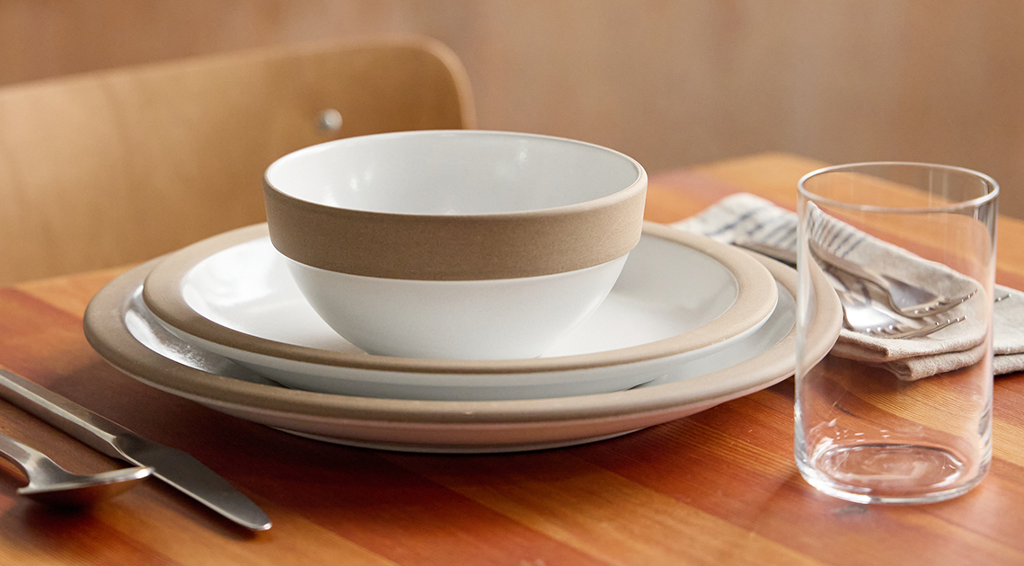 ヒースセラミック(Heath) 4枚 - Rim Line Pasta Bowl ヒース ヒースセラミック(Heath) 4枚 - Rim Line Pasta Bowl ヒース