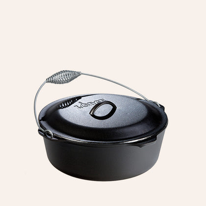 Cast Iron Dutch Oven with Spiral Handle 9qt