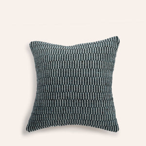 Natural Dye Wool Pillow in Blue