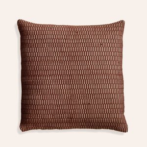 Merino Wool Griege Pillow in Chocolate