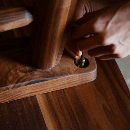 Round Nomad Dining Table