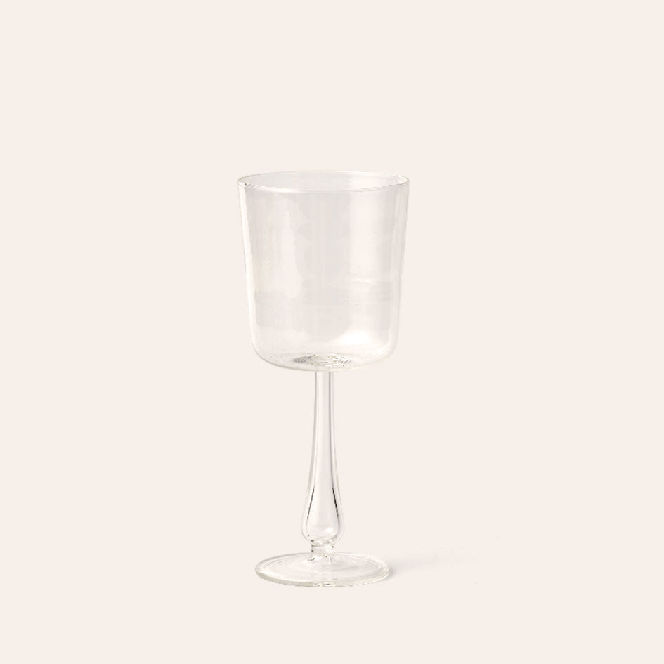 Luisa Calice Stem Glass in Clear (Set of 2)